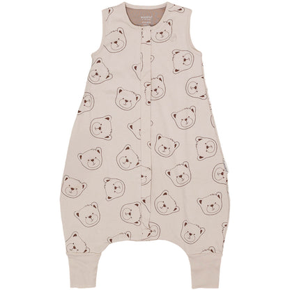 4 Season® Baby Sleep Bag with Feet, Merino Wool & Organic Cotton, Teddy Bear