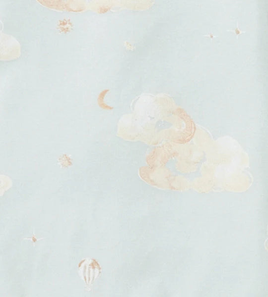Good Night Sky Organic Warmer Beekeeper™ Wearable Baby Blanket - Ice Flow