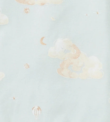 Good Night Sky Organic Warmer Beekeeper™ Wearable Baby Blanket - Ice Flow